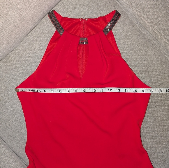 CARMEN MARC VALVO Infusion Dress. RED ๐๐ฝ๐๐ . Size 6 - Picture 6 of 9